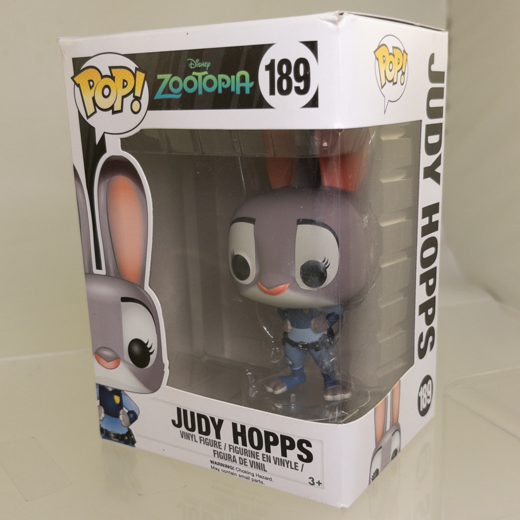 Funko POP! Movies - Zootopia - Vinyl Figure - JUDY HOPPS #189 *NON-MINT*:  BBToyStore.com - Toys, Plush, Trading Cards, Action Figures & Games online  retail store shop sale