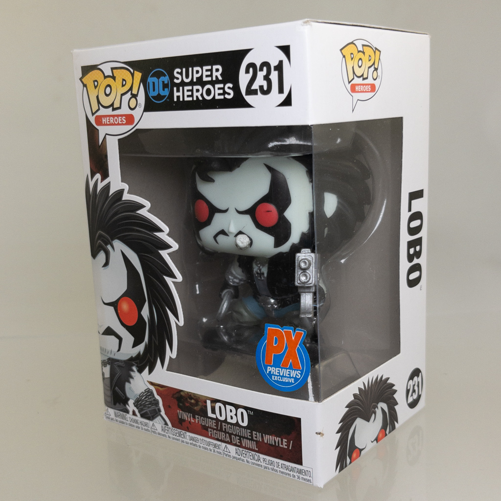 Funko POP! Heroes - DC Comics Vinyl Figure - LOBO #231 (Exclusive) *NON-MINT*