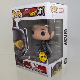 Funko POP! Marvel Vinyl Bobble - Ant-Man and The Wasp - WASP (Unmasked) #341 (Chase) *NON-MINT*