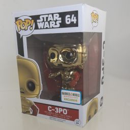 Funko POP! Star Wars The Force Awakens - Vinyl Bobble - C-3PO (Chrome) #236 (Exclusive) *NM*