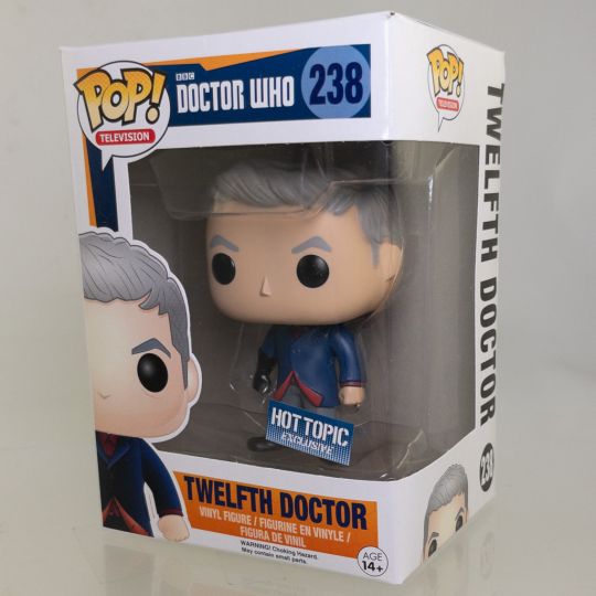 Funko POP Television Doctor Who Vinyl Figure TWELFTH DOCTOR 12th 238 Exclusive NON MINT BBToyStore Toys Plush Trading Cards Action Figures Games online retail store shop sale