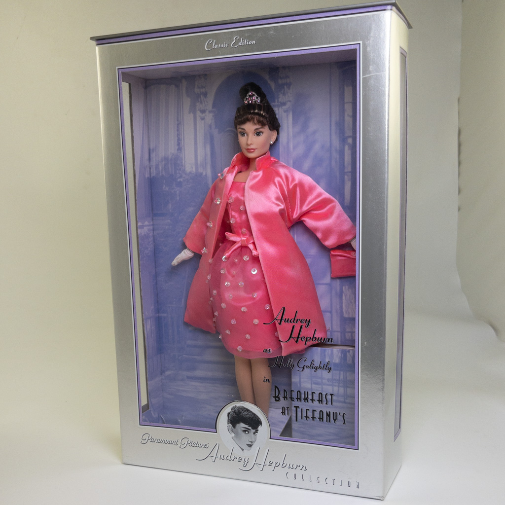 Mattel Barbie Doll 1998 Audrey Hepburn as Holly Golightly in Breakfast At Tiffany s NON MINT BBToyStore Toys Plush Trading Cards Action Figures Games online retail store shop sale