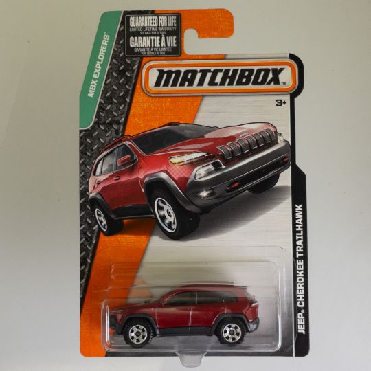 Matchbox MBX Explorers Jeep Cherokee Trailhawk Red NON MINT BBToyStore Toys Plush Trading Cards Action Figures Games online retail store shop sale