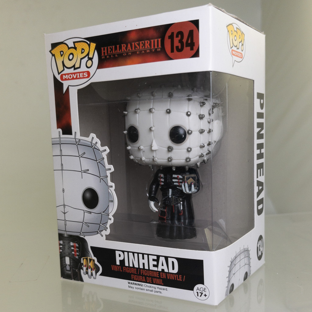 Funko POP! Hellraiser - Vinyl Figure - PINHEAD #134 *NON-MINT ...