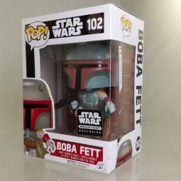 Funko POP! Star Wars Smuggler's Bounty Vinyl Bobble-Head - BOBA FETT #102 (Exclusive) *NON-MINT*