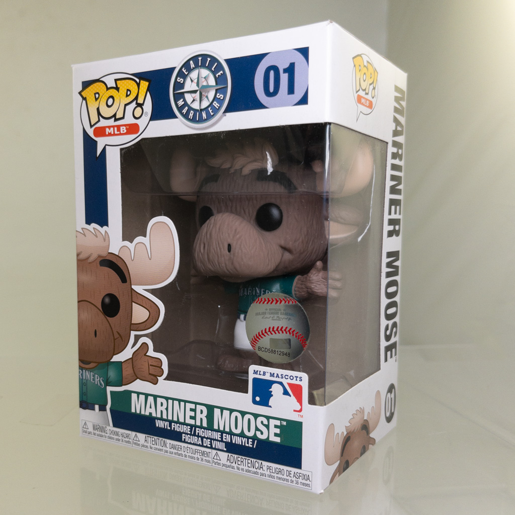 Funko POP! MLB - Mascots S2 Vinyl Figure - MARINER MOOSE #01 (Seattle Mariners) *NON-MINT*