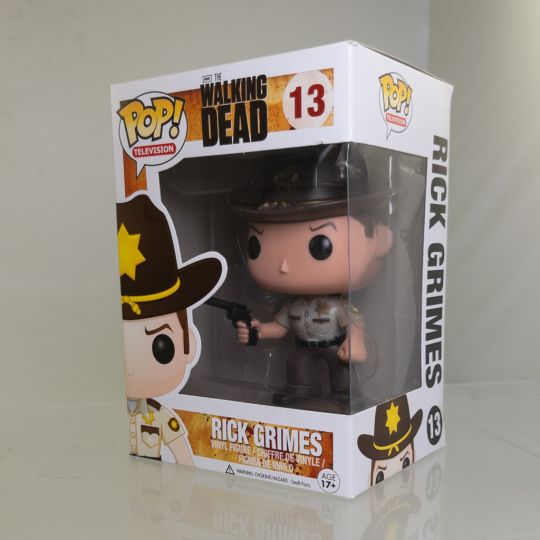 Funko POP The Walking Dead Vinyl Figure SHERIFF RICK GRIMES 13 NON MINT BBToyStore Toys Plush Trading Cards Action Figures Games online retail store shop sale