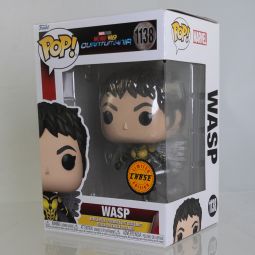 Funko POP! Marvel Ant-Man & The Wasp: Quantumania Vinyl Bobble - WASP (Unmasked) #1138 *CHASE* *NM*