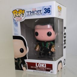 Funko POP! Marvel - Vinyl Bobble-Heads - Thor 2 - LOKI #36 *NON-MINT*