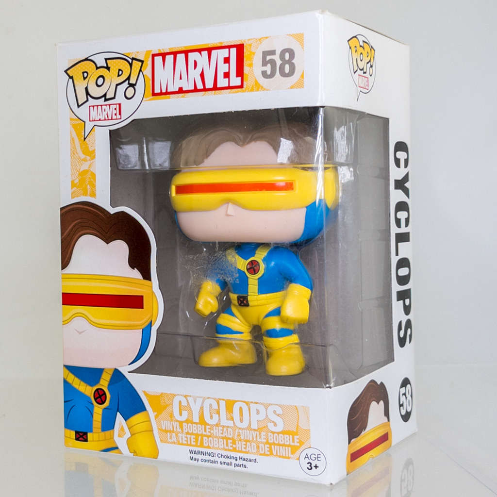 Funko POP! Heroes Vinyl Bobble-Head - Marvel X-Men - CYCLOPS #58 *NON-MINT*