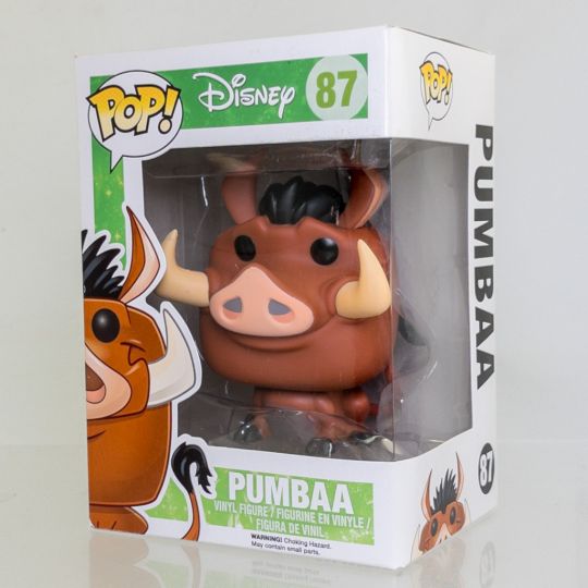 Funko POP Disney Vinyl Figure PUMBAA The Lion King 87 NON MINT BBToyStore Toys Plush Trading Cards Action Figures Games online retail store shop sale