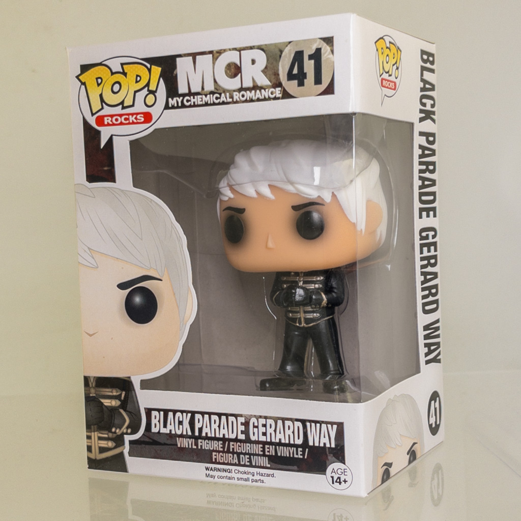 Black Parade Gerard Way Funko Pop My Chemical Romance top Vaulted Pre Release 41