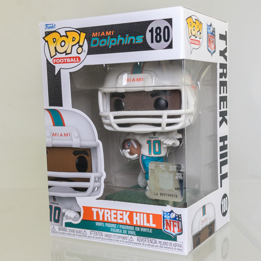 Funko POP! NFL Wave 10 Vinyl Figure - TYREEK HILL [Miami Dolphins] #180 ...