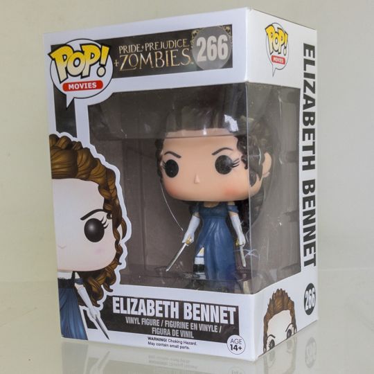 Funko POP Movies Pride and Prejudice and Zombies Vinyl Figure ELIZABETH BENNET 266 NM BBToyStore Toys Plush Trading Cards Action Figures Games online retail store shop sale