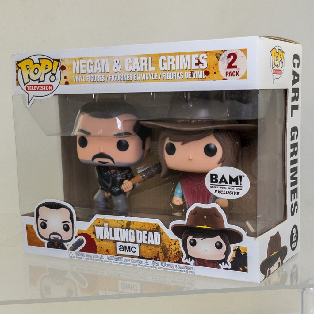 Funko POP! TV Walking Dead Vinyl Figures 2-Pack - NEGAN & CARL GRIMES ...