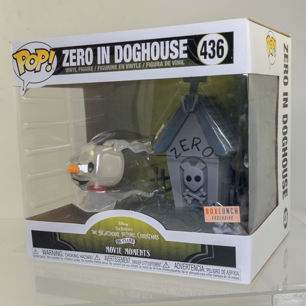 Funko POP! Movie Moment - Nightmare Before Christmas - ZERO IN DOGHOUSE ...