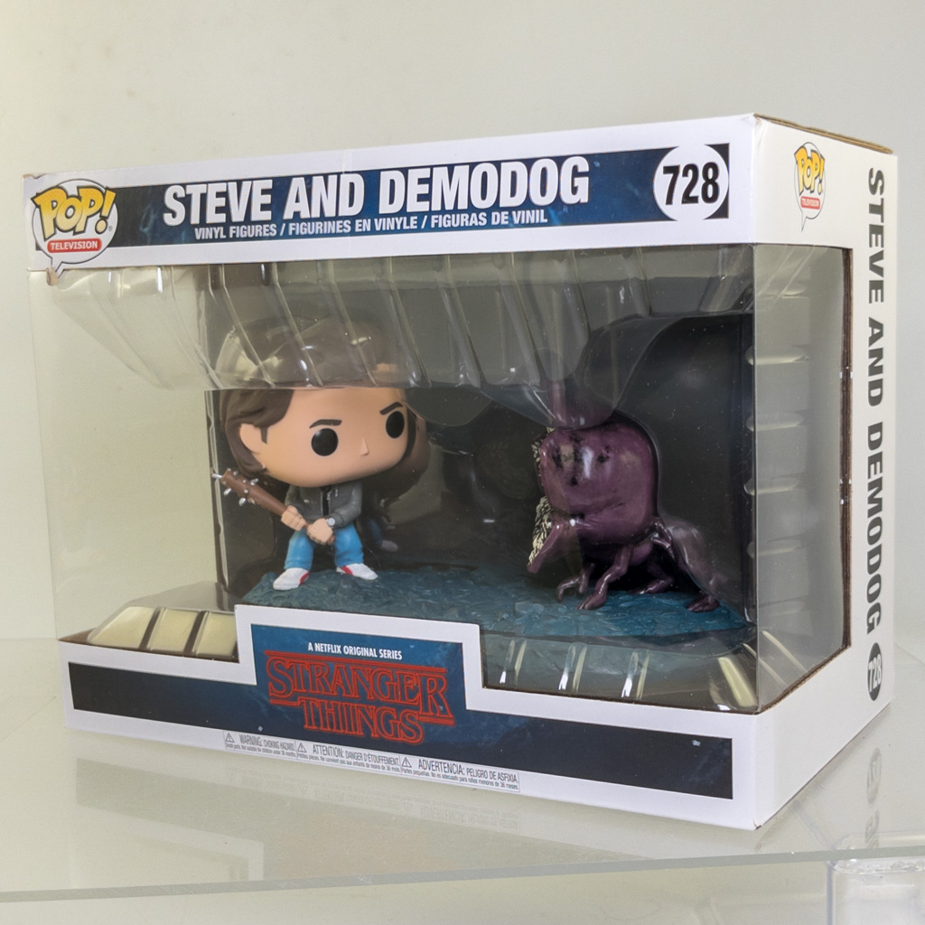 Funko POP! Television Moment - Stranger Things - STEVE & DEMODOG #728 ...