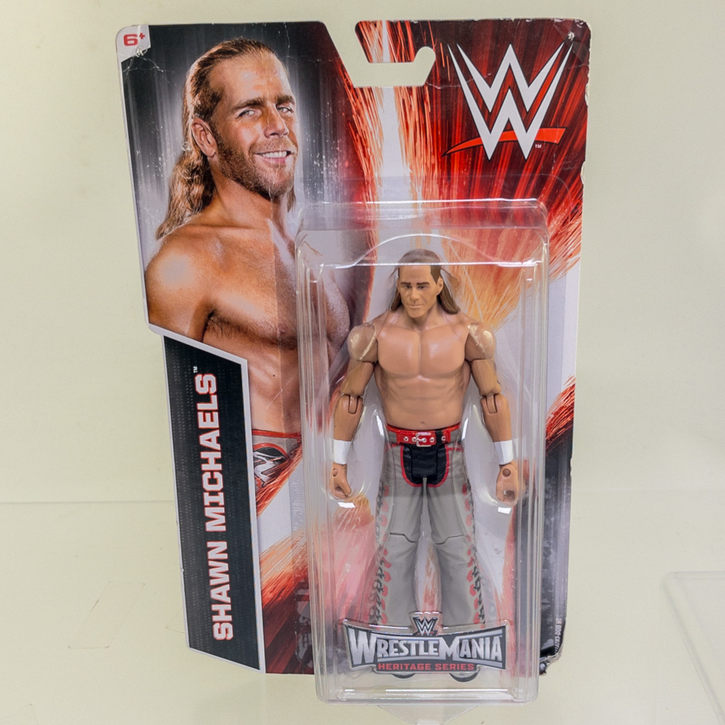 Mattel - WWE Action Figure - WrestleMania Heritage Series - SHAWN MICHAELS *NON-MINT*