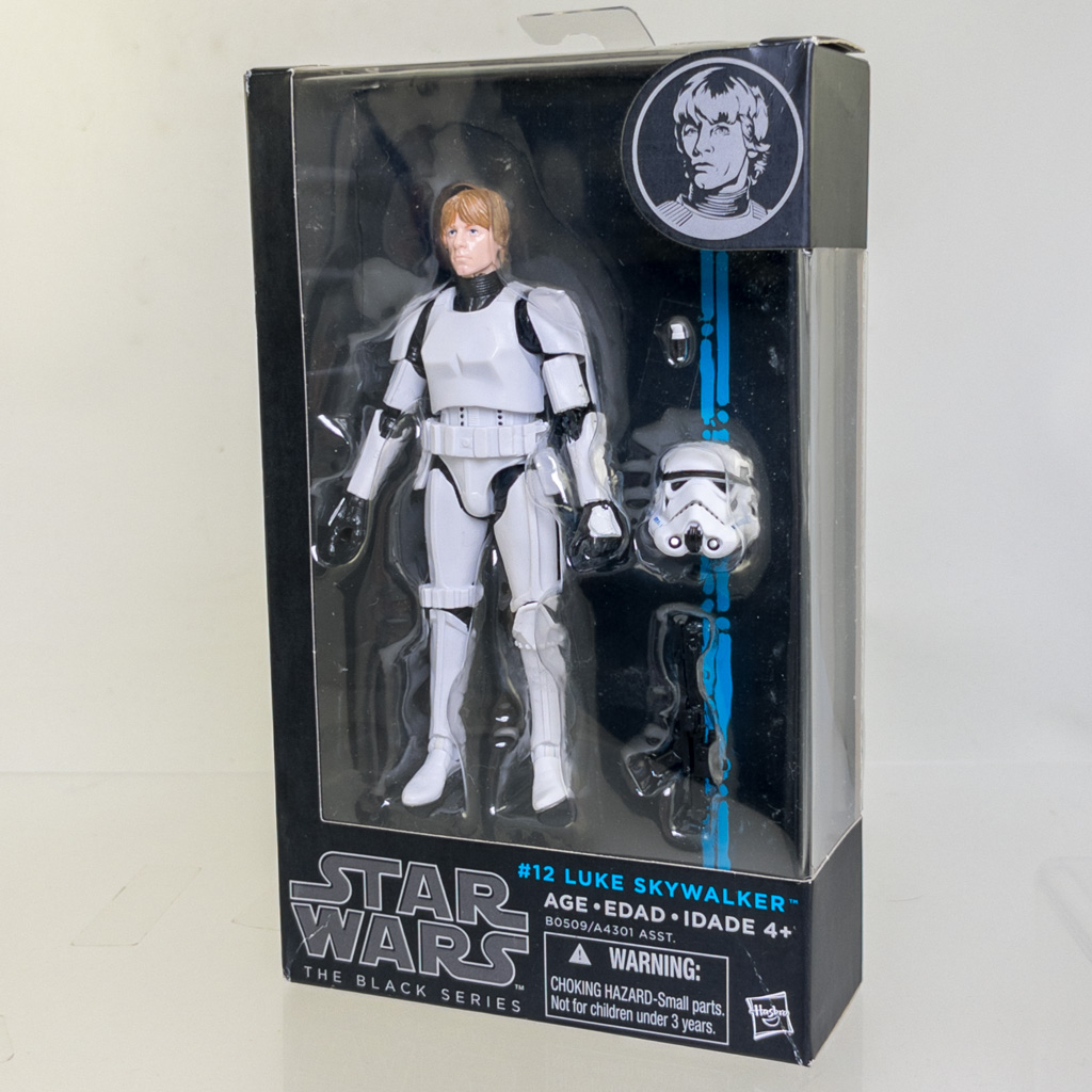 Star Wars - The Black Series Action Figure - LUKE SKYWALKER (Stormtrooper) #12 *NON-MINT*