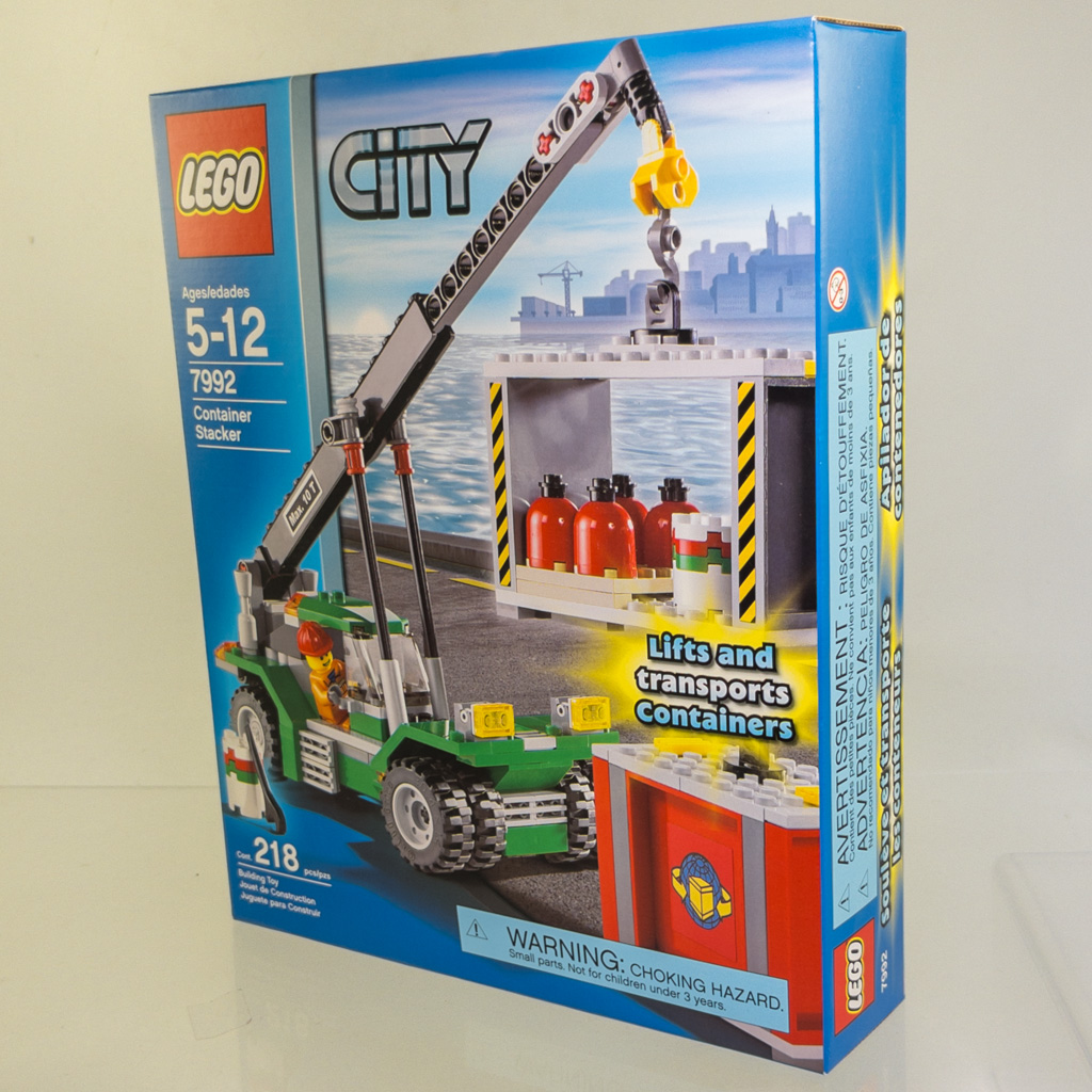 LEGO City - CONTAINER STACKER (#7992) (218 pieces) (Unopened - NON-MINT ...