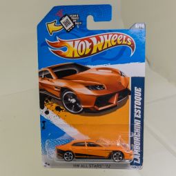 Mattel - Hot Wheels - HW All Stars '12 Lamborghini Estoque Orange 8/10 *NON-MINT*