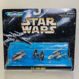 Micro Machines - XII Star Wars (A-wing TIE Y-wing Starfighters Battle Damaged) *NON-MINT*