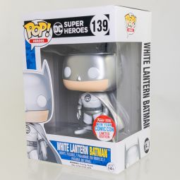 Funko POP! DC Comics Vinyl Figure - WHITE LANTERN BATMAN #139 (Exclusive) *NON-MINT*