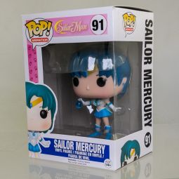 Funko POP! Anime - Sailor Moon - Vinyl Figure -SAILOR MERCURY #91 *NON-MINT*