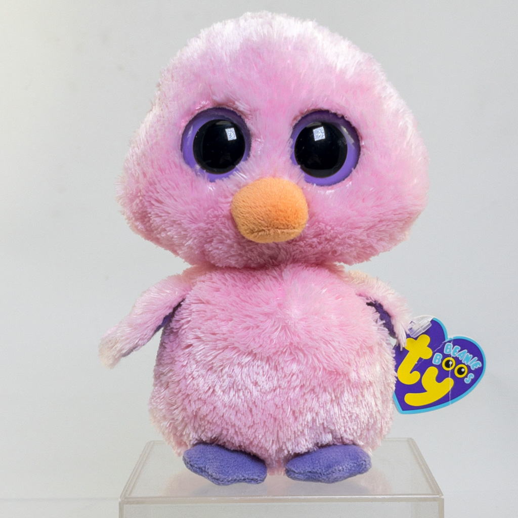 TY Beanie Boos - POSY the Pink Chick (Solid Eye Color) (Regular Size ...