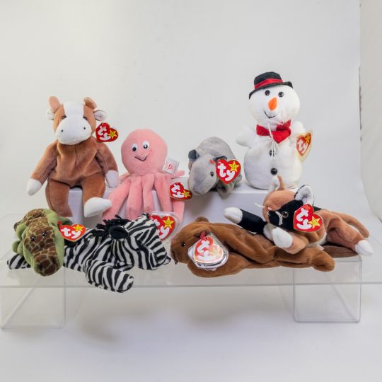 LOT of 8 popular Beanie Babies