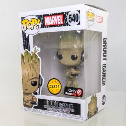 Funko POP! Marvel Vinyl Bobble Figure - GROOT (Gamer) #540 (Exclusive) (CHASE) *NON-MINT*