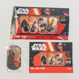 Topps - Star Wars: The Force Awakens - Dog Tags - KYLO REN *OPEN - NON-MINT*