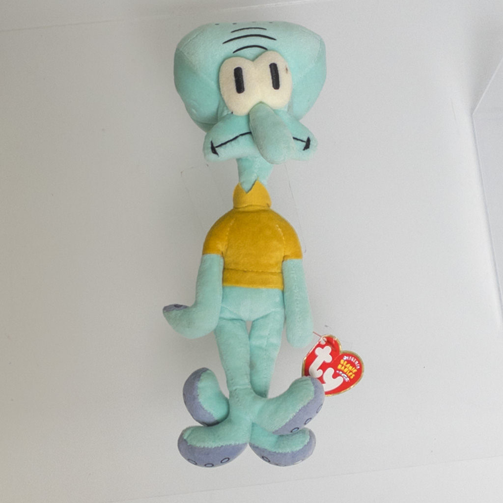 TY Beanie Baby selling - Squidward Tentacles SpongeBob 9.5