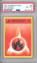 PSA 8 - Pokemon Card - Base 98/102 - FIRE ENERGY *1st Edition