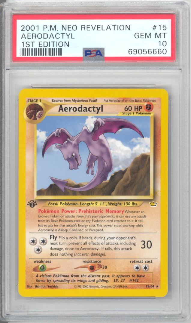 Pokemon - Aerodactyl (15/64) - Neo Revelation