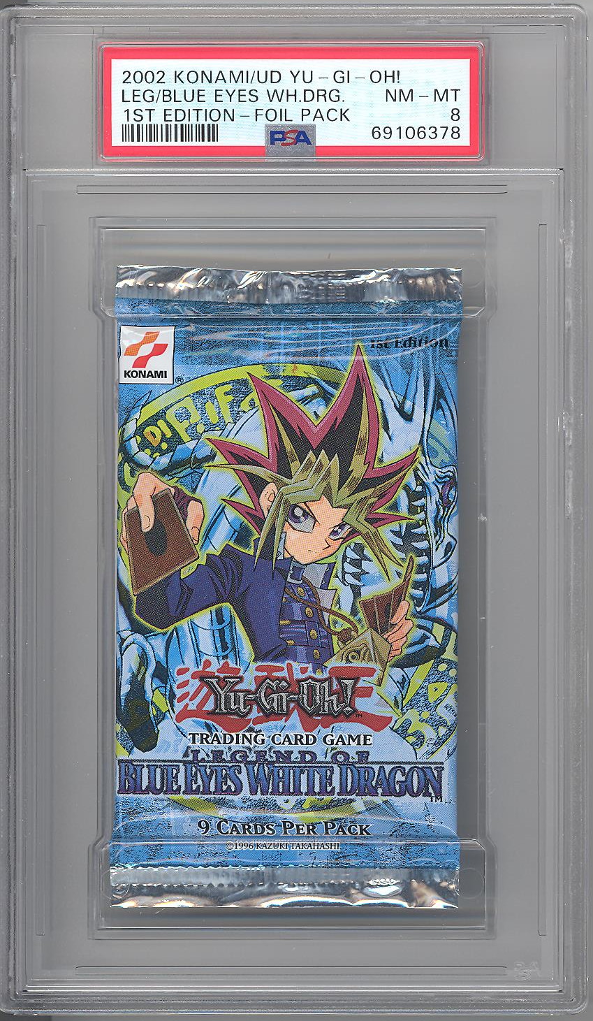 PSA 8 - Yu-Gi-Oh Cards - Booster Pack **1st Edition**