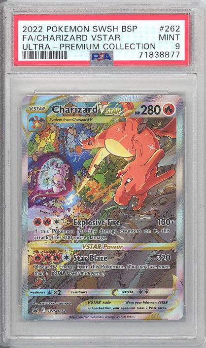 Pokemon Charizard VSTAR Secret discount PSA MINT 9