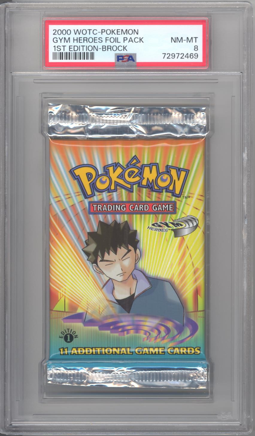 Pokémon Gym Heroes hot Brock Booster