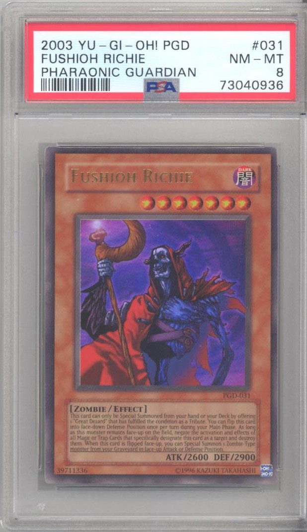 PSA 8 - Yu-Gi-Oh Card - PGD-031 - FUSHIOH RICHIE (ultra rare holo) - NM-MT