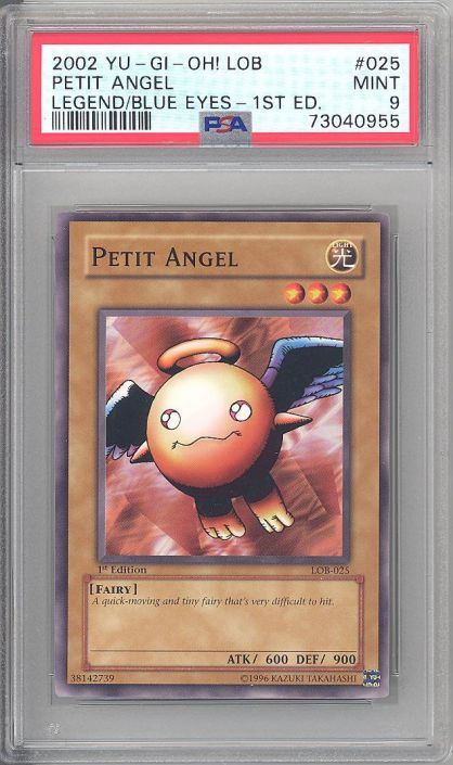 PSA 9 - Yu-Gi-Oh Card - LOB-025 - PETIT ANGEL (common) *1st 