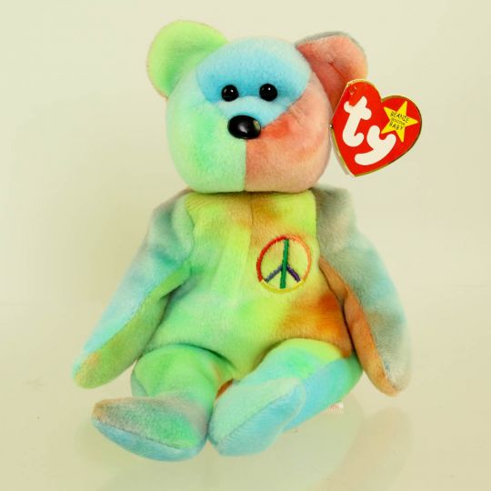 Beanie babies store tie dye bear