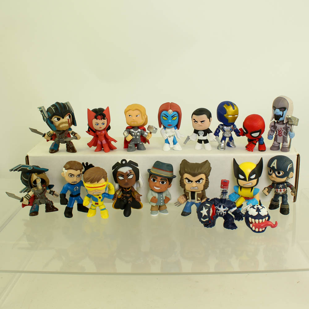 Funko Mystery Minis Vinyl Figure - Marvel Comics LOT OF 17 (Ronan Thor Cyclops +14) *NON-MINT*