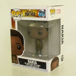 Funko POP! Marvel - Black Panther Vinyl Figure - NAKIA #277 *NON-MINT BOX*