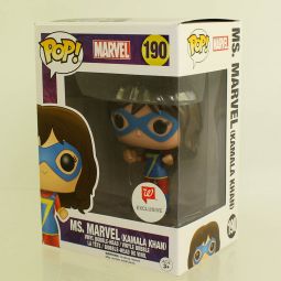 Funko POP! Marvel Vinyl Bobble-Head Figure - MS. MARVEL (Kamala Khan) #190 (Excl) *NON-MINT BOX*