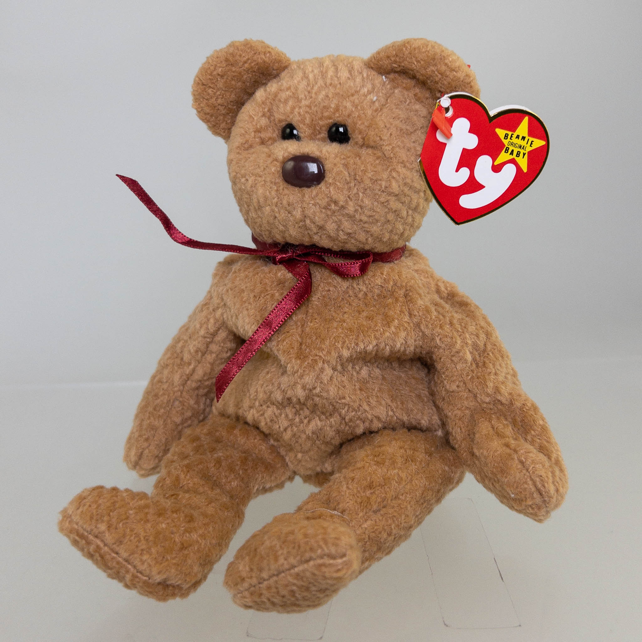 TY Beanie Baby - PRINCESS the BEAR (ERROR Backwards Tush Tag) ODDITY MWMTs