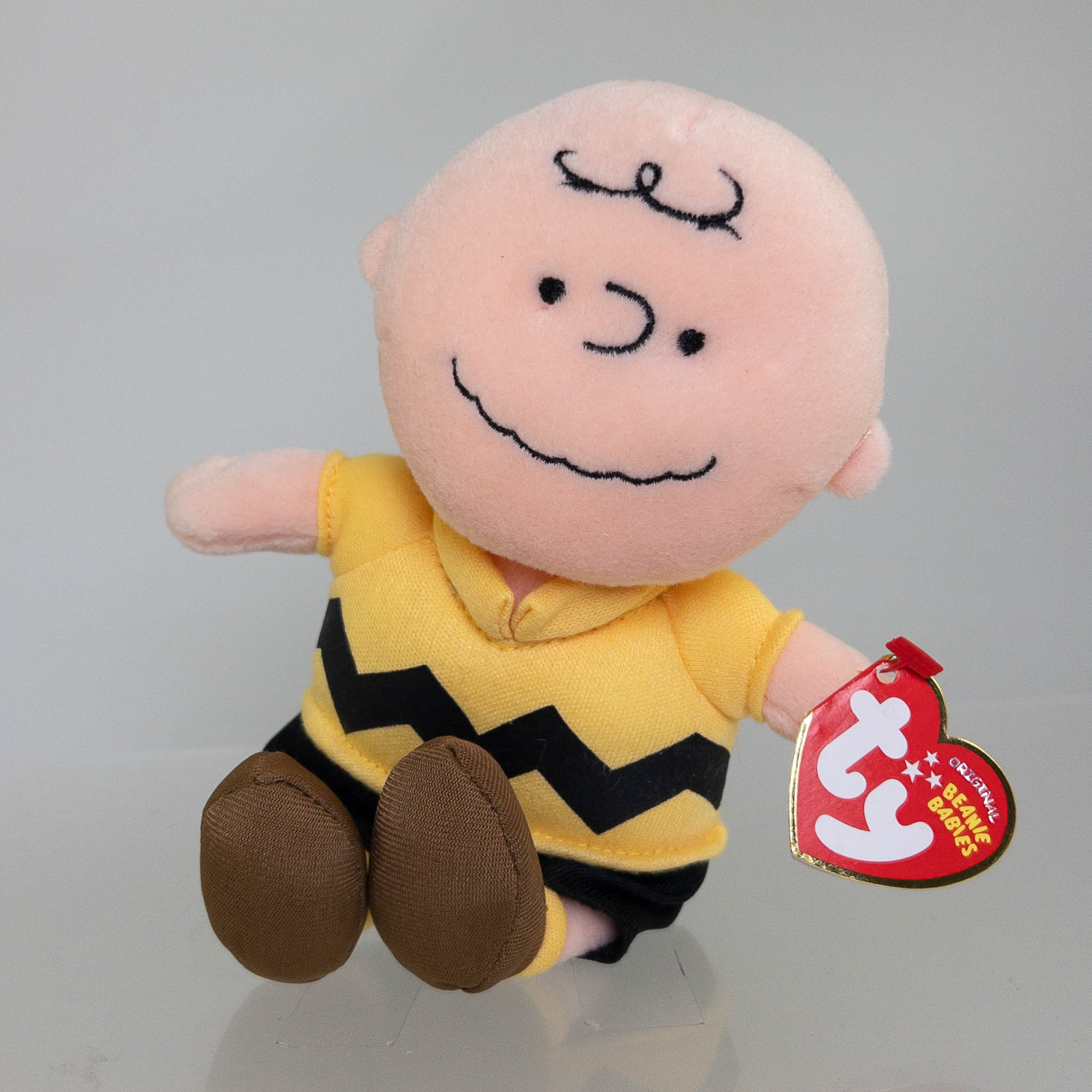 TY Beanie Baby - CHARLIE BROWN ( Music Version ) (8 inch) *NON-MINT*