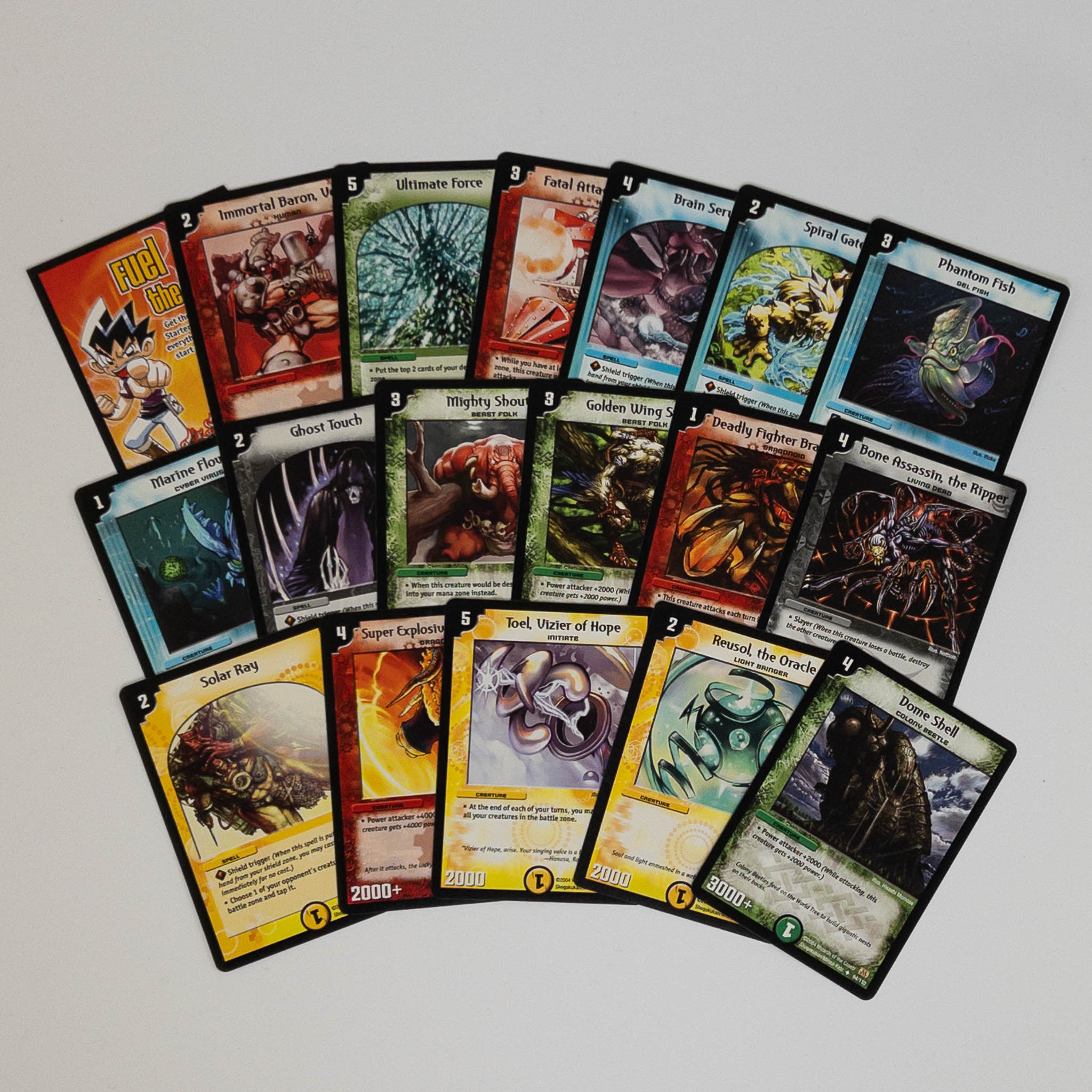 Wizards of the Coast - Lot of 17 Duel Masters Cards 2004: BBToyStore ...