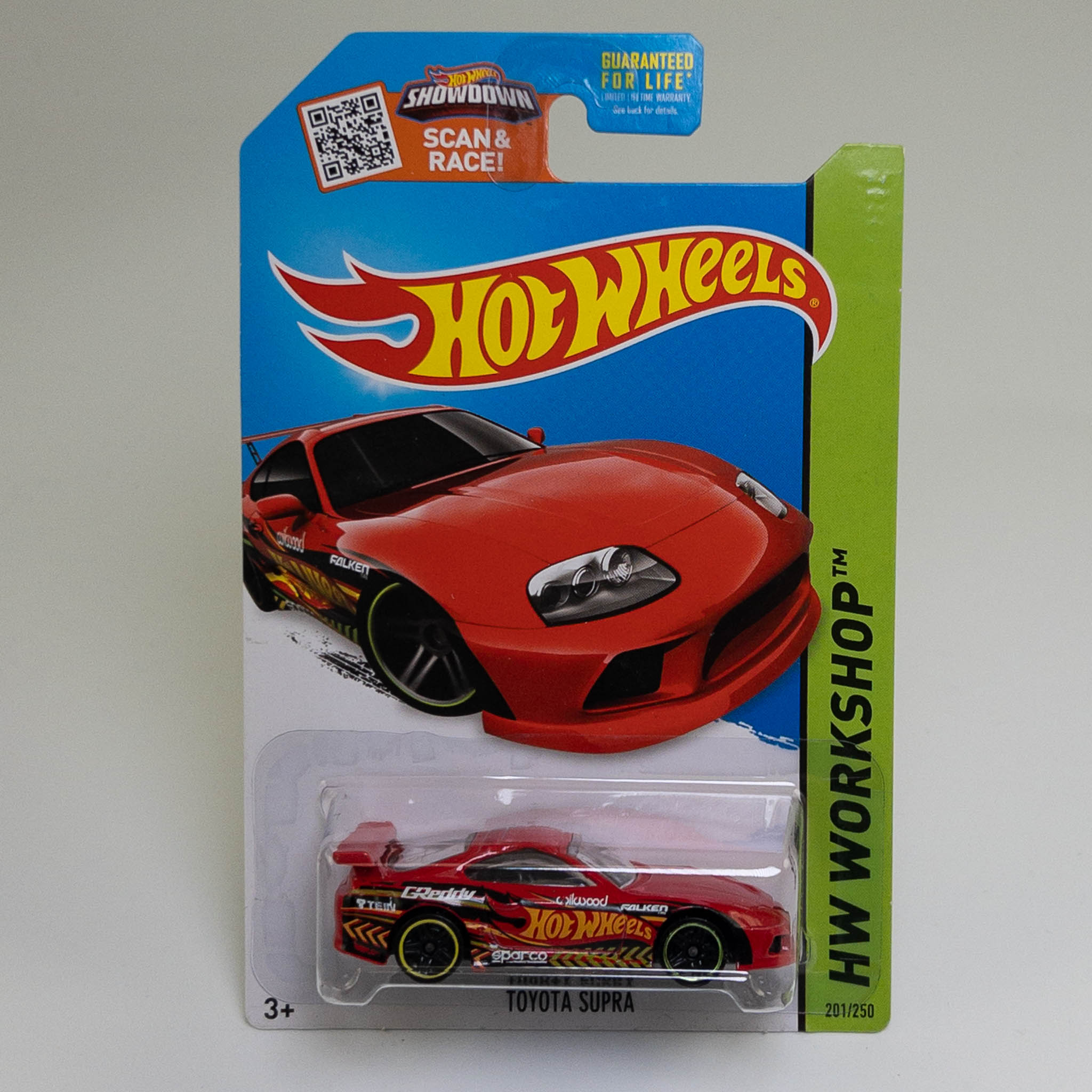 Mattel - Hot Wheels - 2013 HW Workshop Toyota Supra Red 201/250 *NON-MINT*