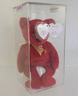 Authenticated TY Beanie Baby - BILLIONAIRE Bear #9 (Signed by TY Warner - #'d out of 480)