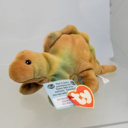 TY Beanie Baby - STEG the Dinosaur (3rd Gen Hang Tag - MWNMTs)